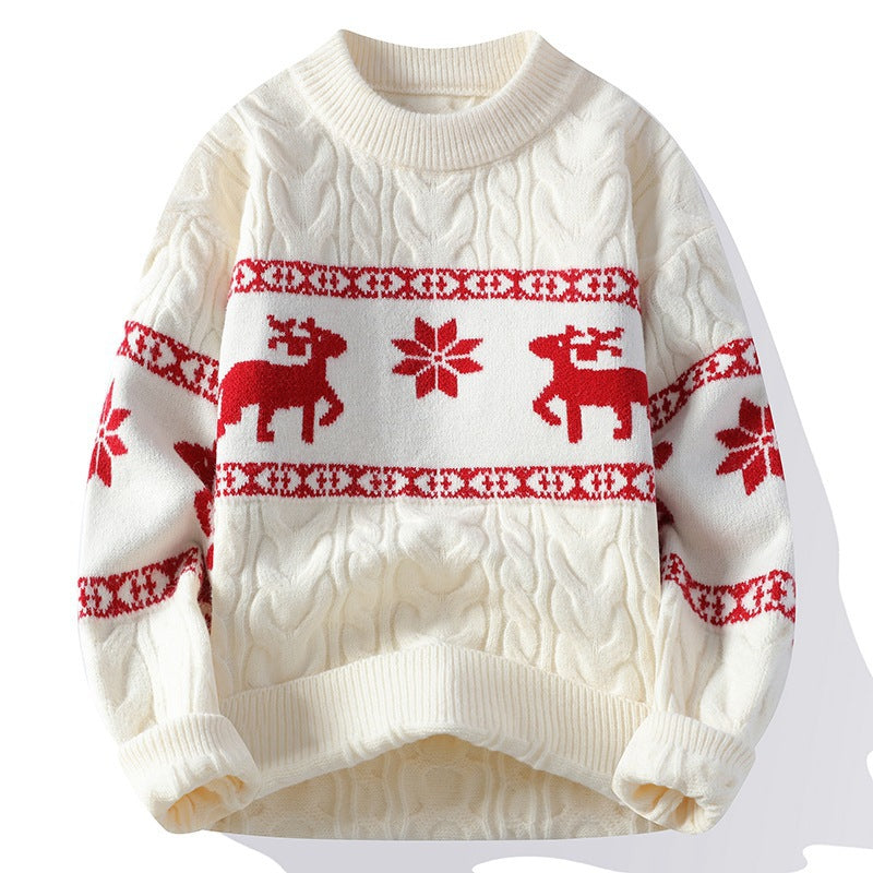 Men's loose Christmas sweater