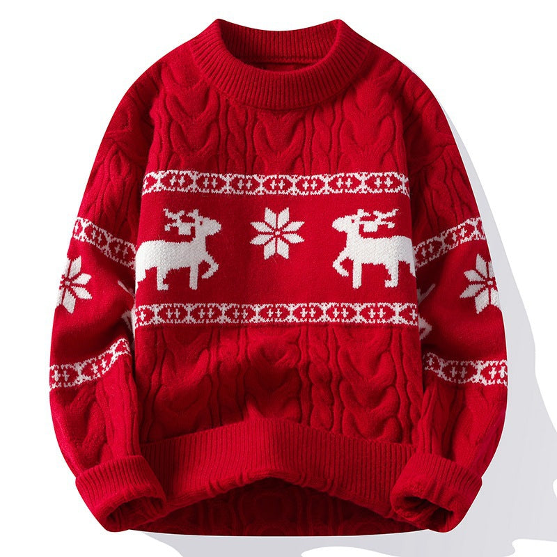 Men's loose Christmas sweater