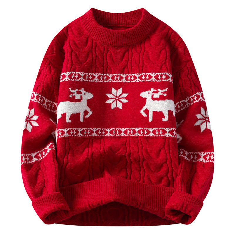 Men's loose Christmas sweater
