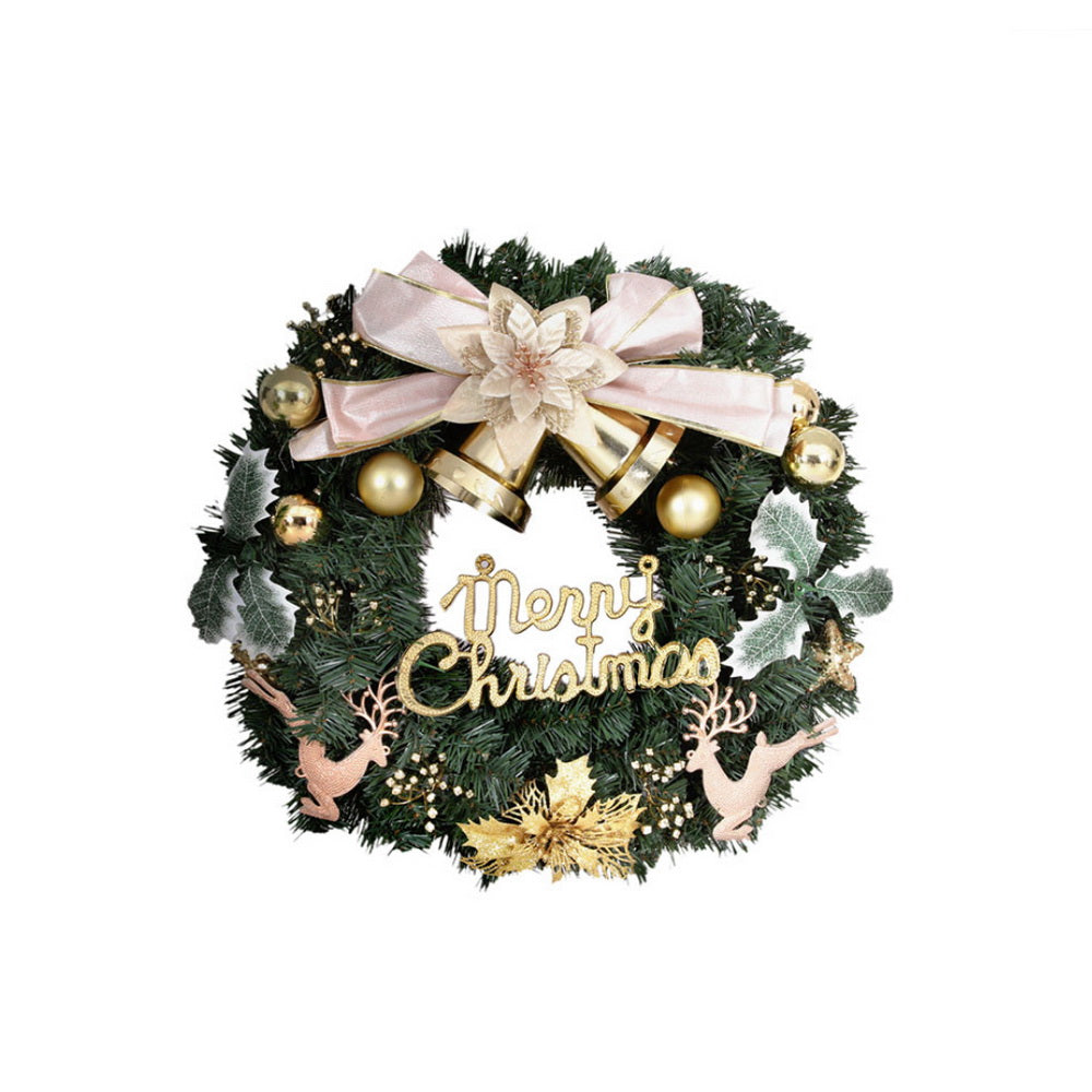 Jingle Jollys Christmas Wreath 60CM Garland Flowers Baubles Party Decorations-0